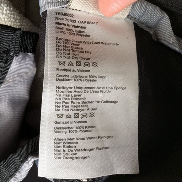 Timberland Large Black Canvas Backpack - Picture 10 of 11